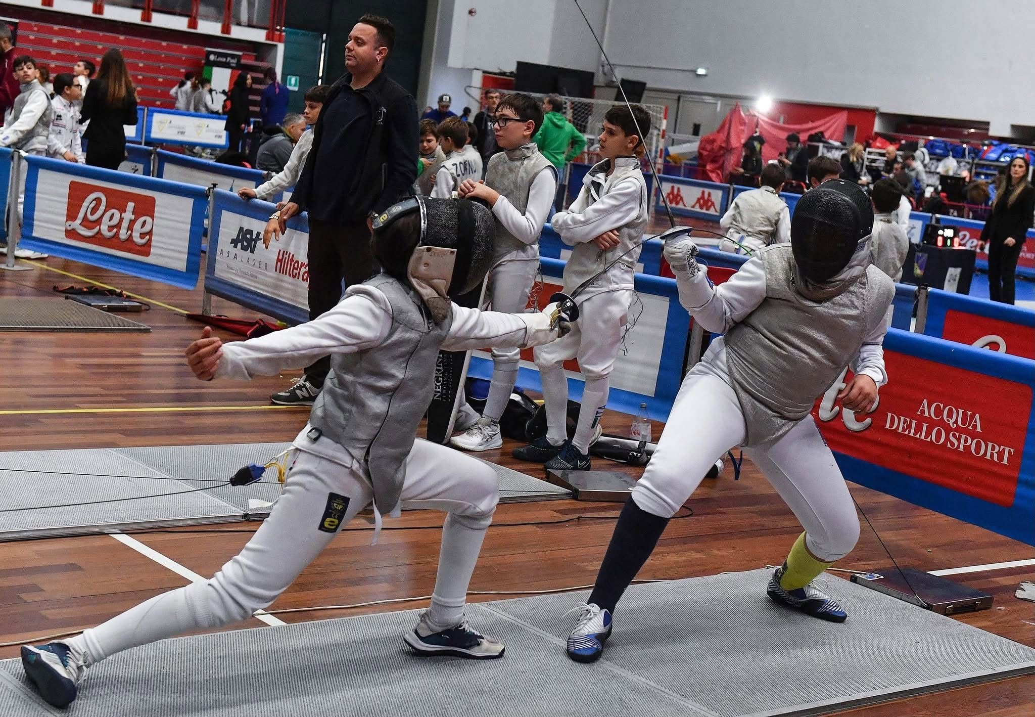 Allenamento di scherma